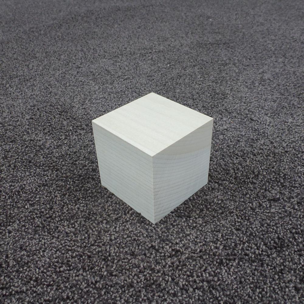ホオ 立方体 65×65×65 (仕上げ加工済み商品)