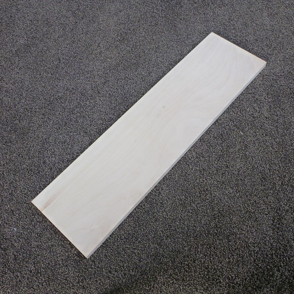 シナ 柾目 450×12×120 (仕上げ加工済み商品)