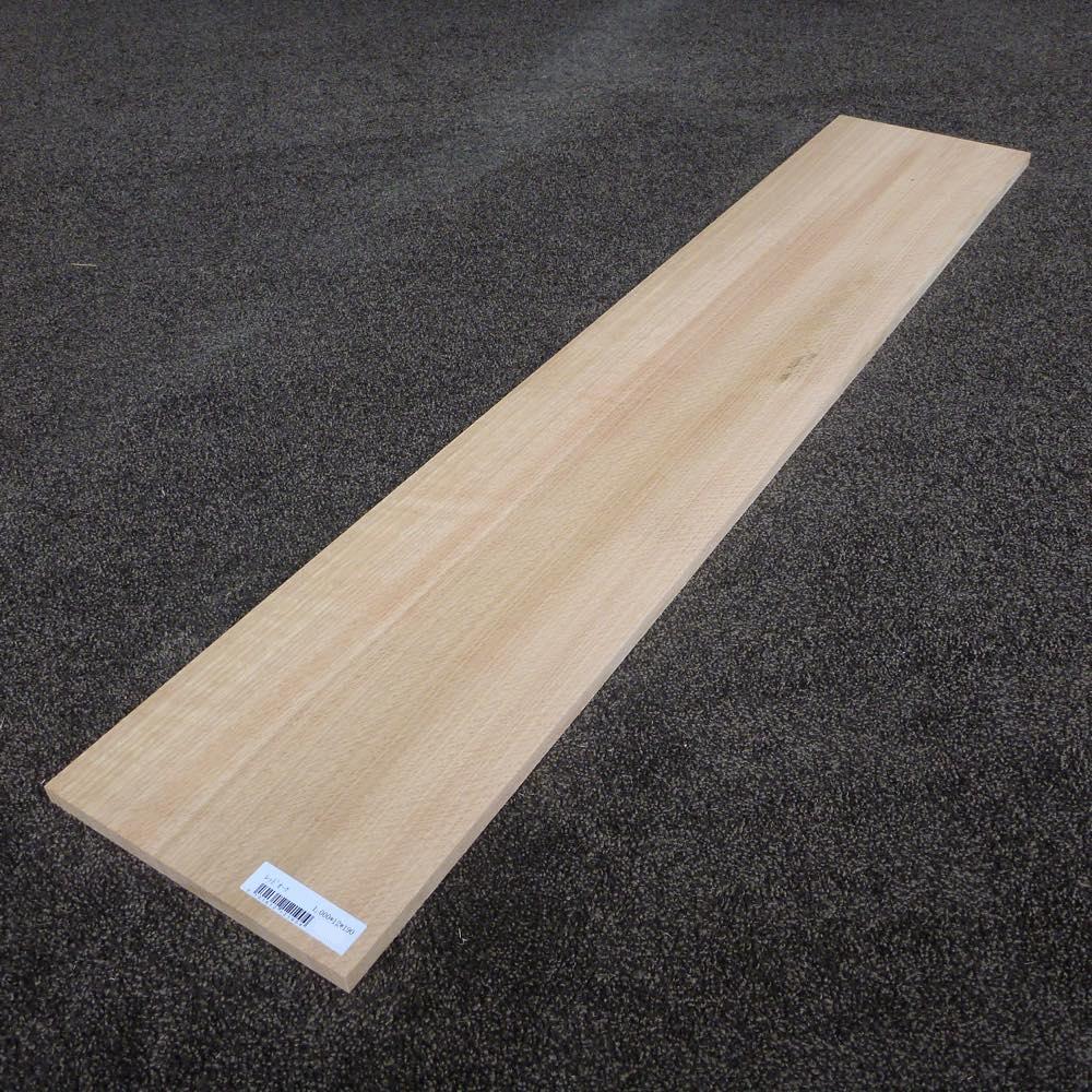 レッドオーク 柾目 1000×12×190 (仕上げ加工済み商品)
