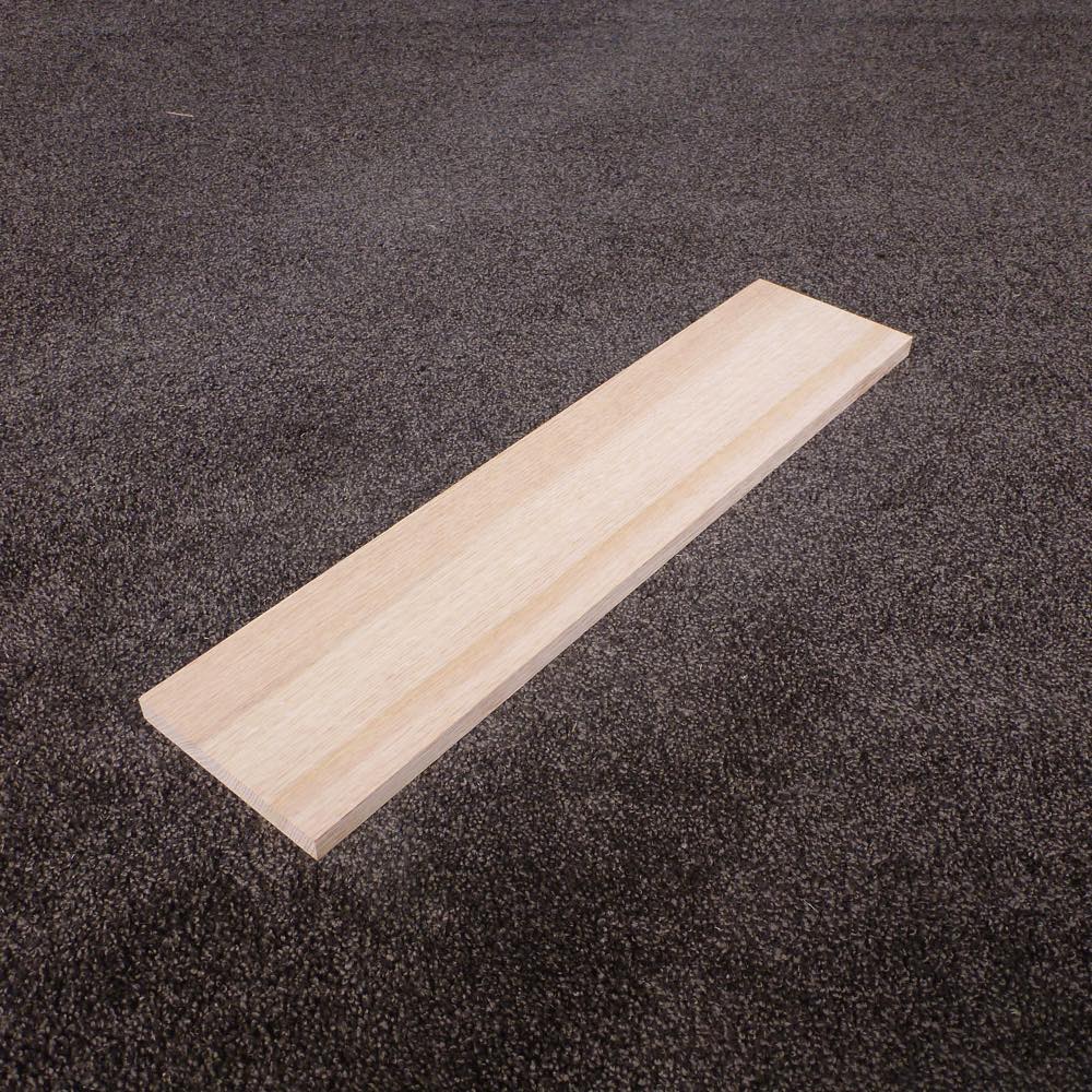 レッドオーク 柾目 450×12×100 (仕上げ加工済み商品)