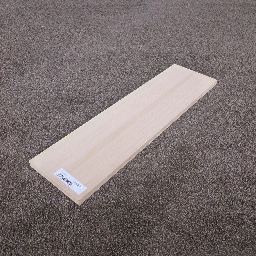レッドオーク 柾目 450×12×120 (仕上げ加工済み商品)