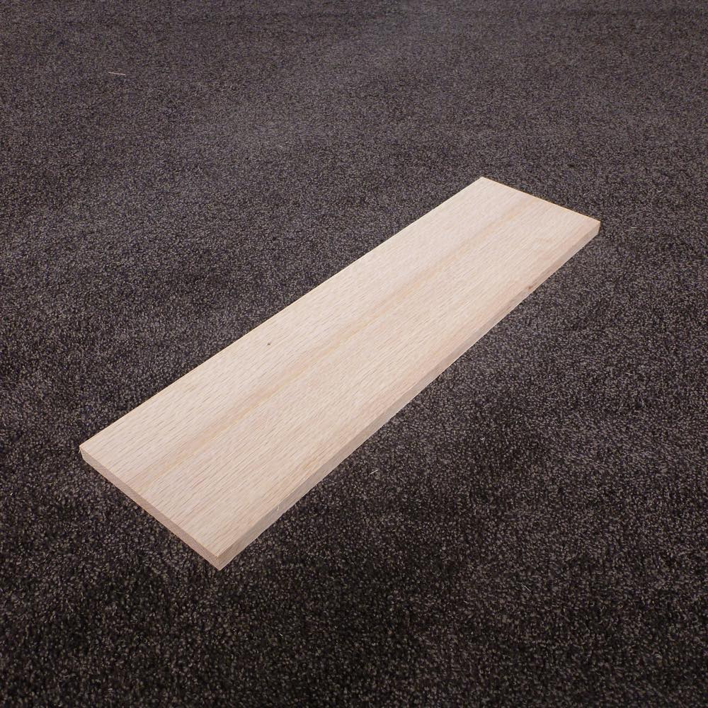 レッドオーク 柾目 450×12×120 (仕上げ加工済み商品)