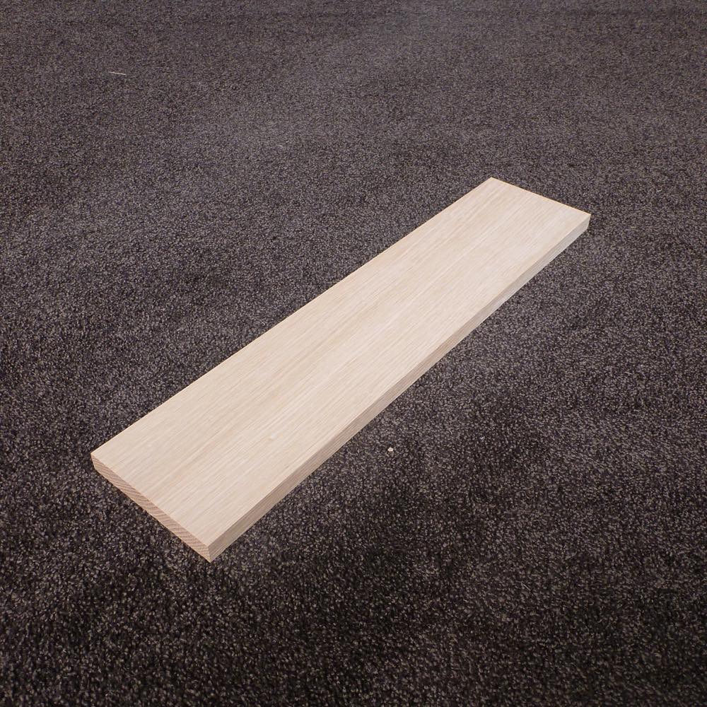 レッドオーク 柾目 450×15×100 (仕上げ加工済み商品)