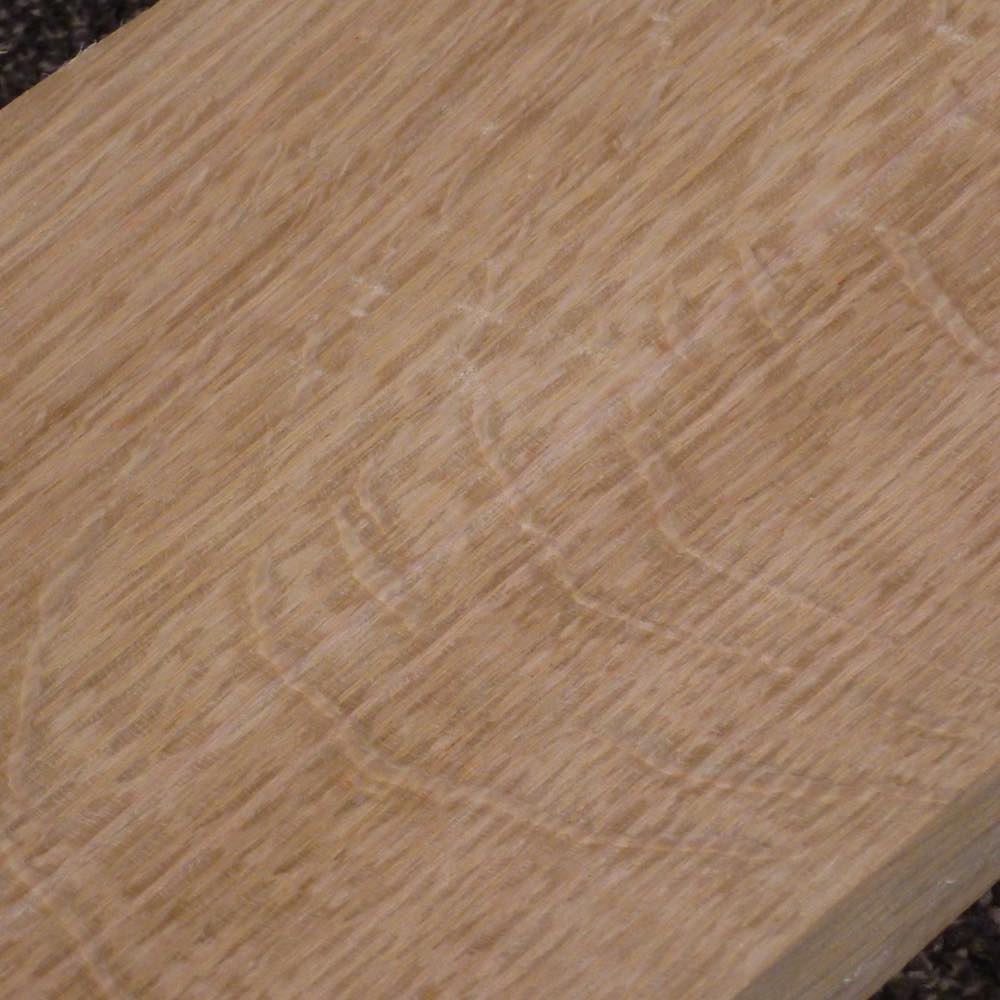 レッドオーク 柾目 450×15×120 (仕上げ加工済み商品)