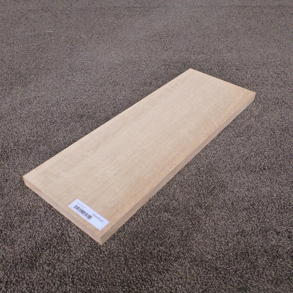 レッドオーク 柾目 450×18×160 (仕上げ加工済み商品)