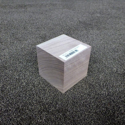 ウォールナット 立方体 75×75×75 (仕上げ加工済み商品)