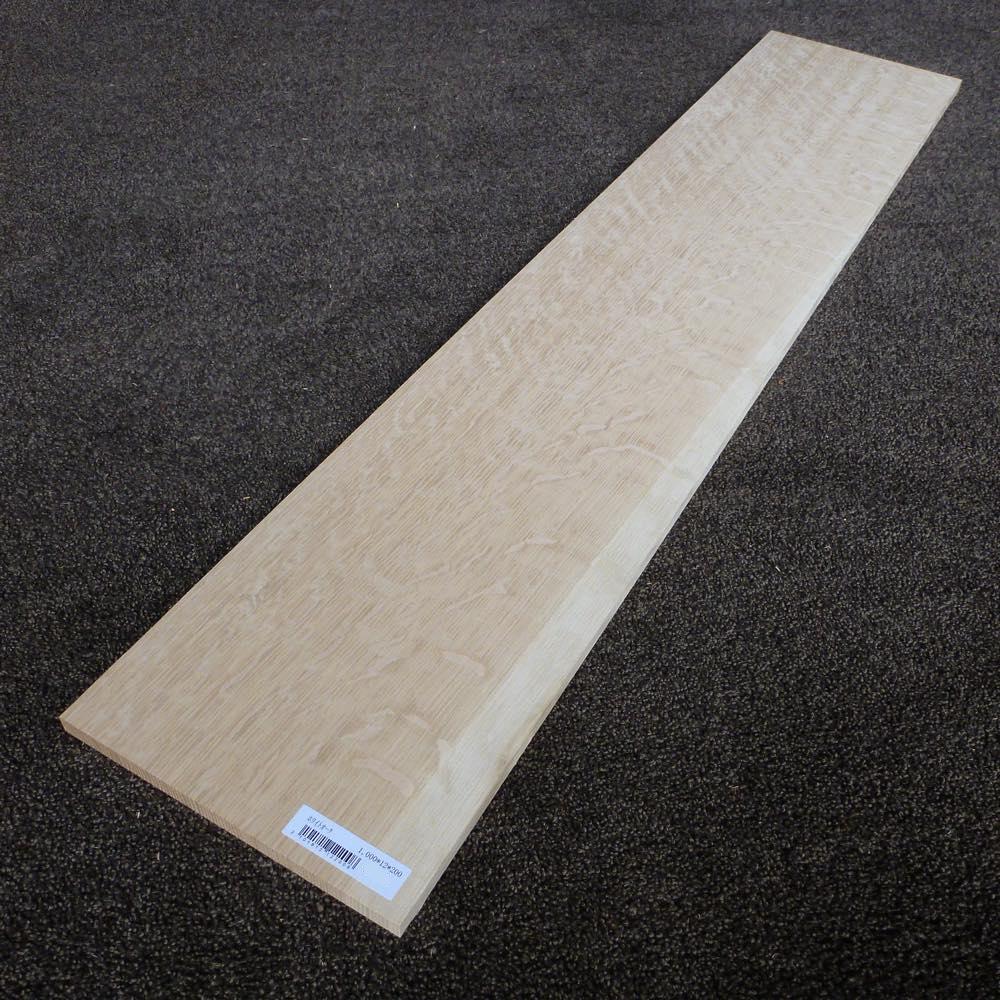 ホワイトオーク 柾目 1000×12×200 (仕上げ加工済み商品)