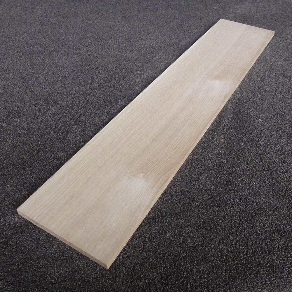 ホワイトオーク 柾目 1000×15×200 (仕上げ加工済み商品)