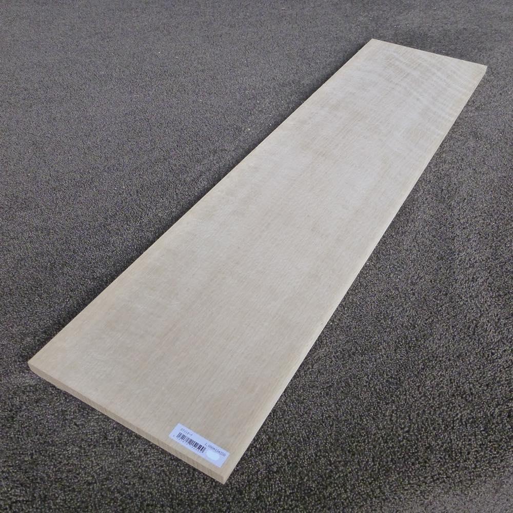 ホワイトオーク 柾目 1000×15×250 (仕上げ加工済み商品)