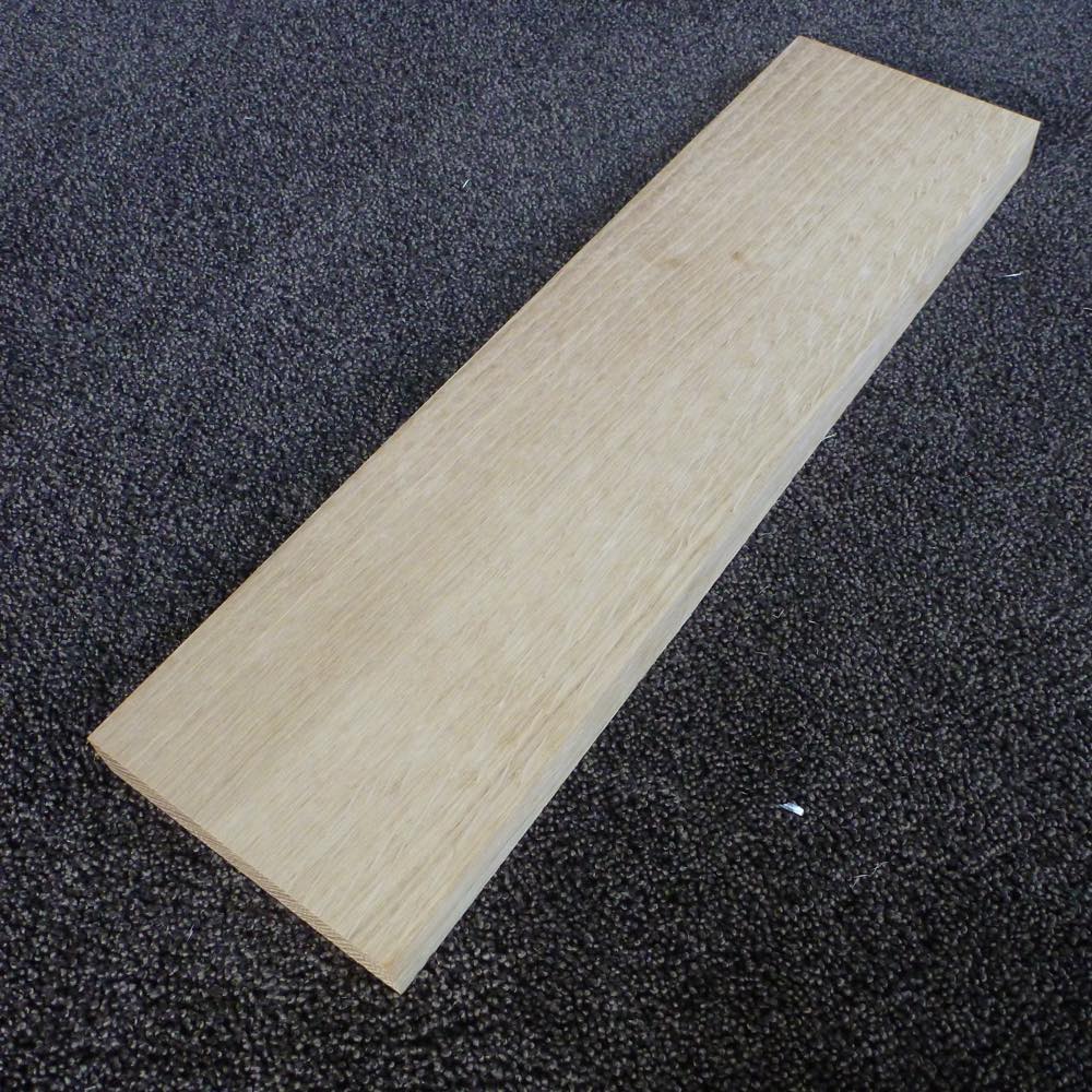 ホワイトオーク 柾目 450×24×120 (仕上げ加工済み商品)