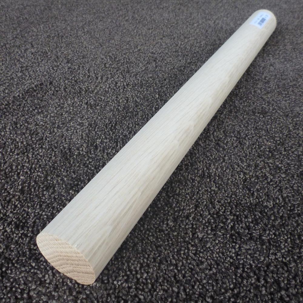 ホワイトオーク 丸棒 450×40φ (仕上げ加工済み商品)