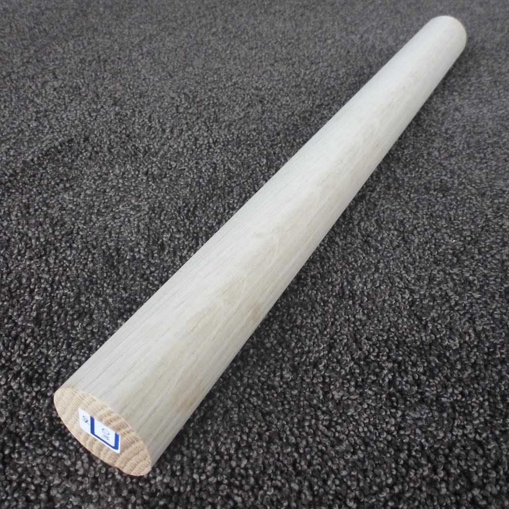 ホワイトオーク 丸棒 450×40φ (仕上げ加工済み商品)