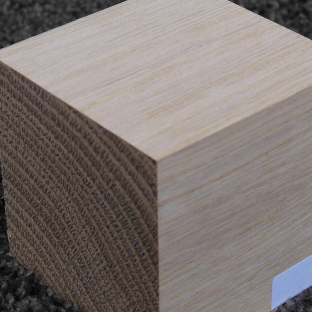 ホワイトオーク 立方体 50×50×50 (仕上げ加工済み商品)