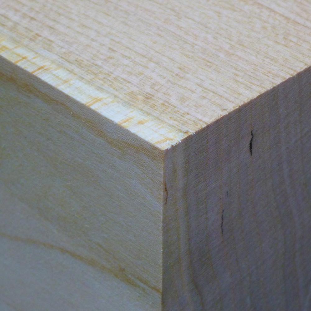 ブラックチェリー 立方体 70×70×70 (仕上げ加工済み商品)