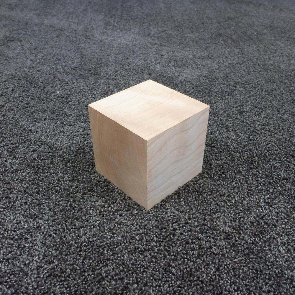 ブラックチェリー 立方体 75×75×75 (仕上げ加工済み商品)