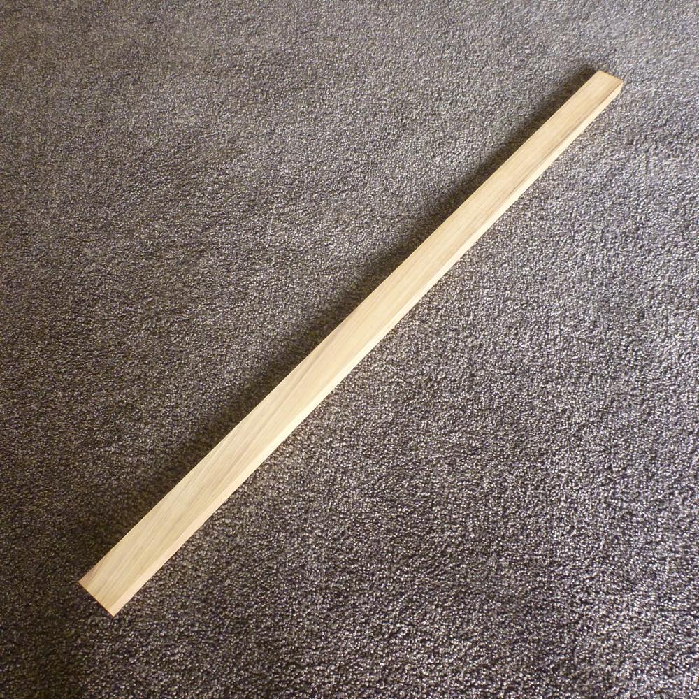チーク 柾目 750×15×30 (仕上げ加工済み商品)