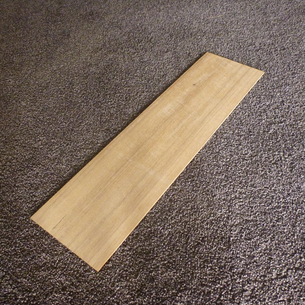 チーク 柾目 450×3×120 (仕上げ加工済み商品)