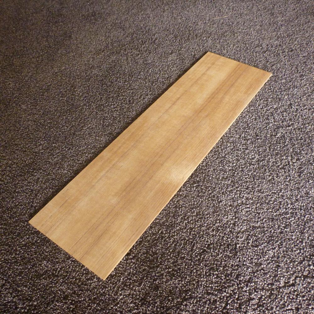 チーク 柾目 450×3×130 (仕上げ加工済み商品)