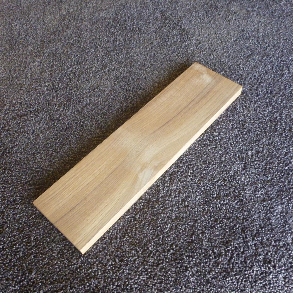 チーク 柾目 300×15×80 (仕上げ加工済み商品)