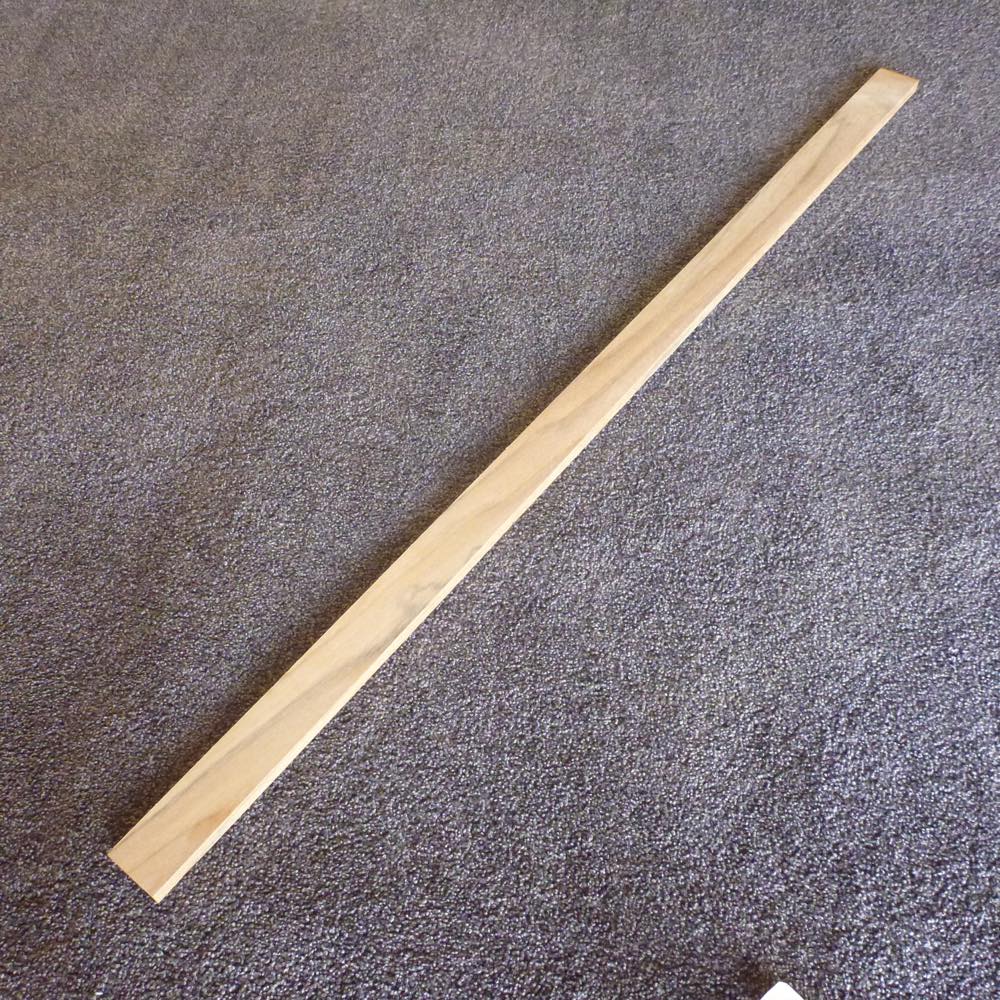 チーク 板目 1000×12×40 (仕上げ加工済み商品)