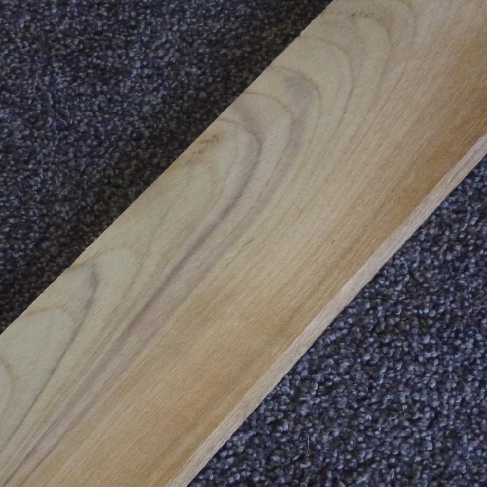 チーク 板目 1000×12×80 (仕上げ加工済み商品)