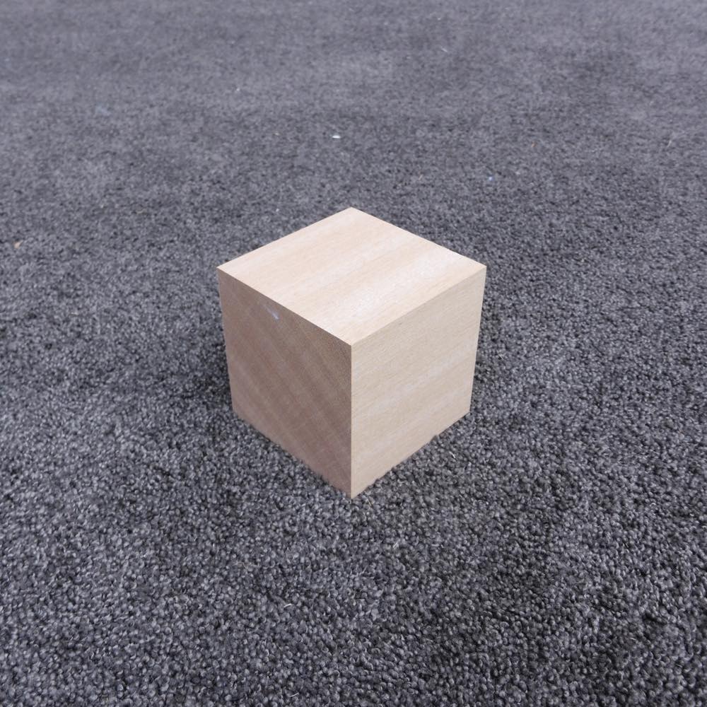 サペリ 立方体 75×75×75 (仕上げ加工済み商品)