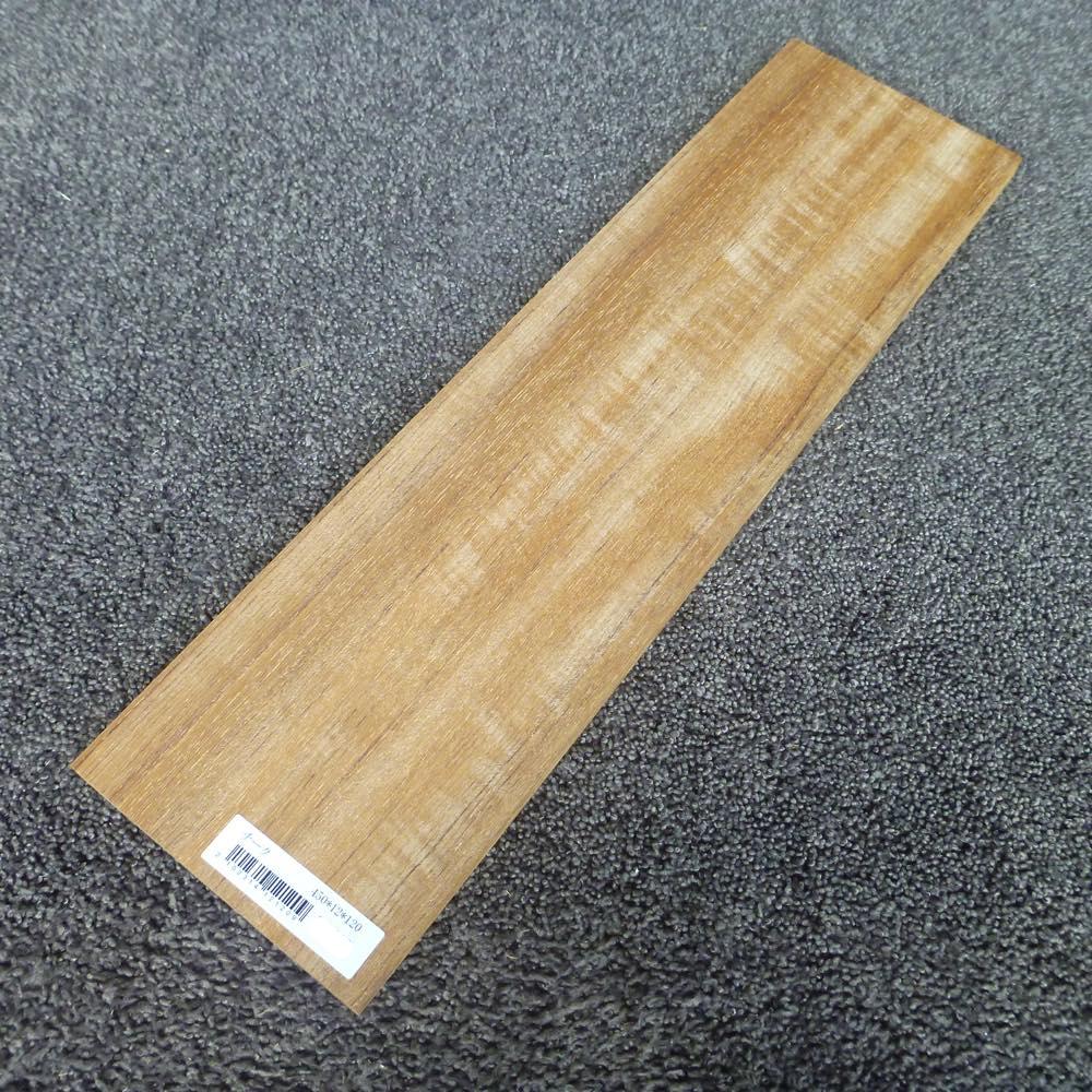 チーク 柾目 450×12×120 (仕上げ加工済み商品)