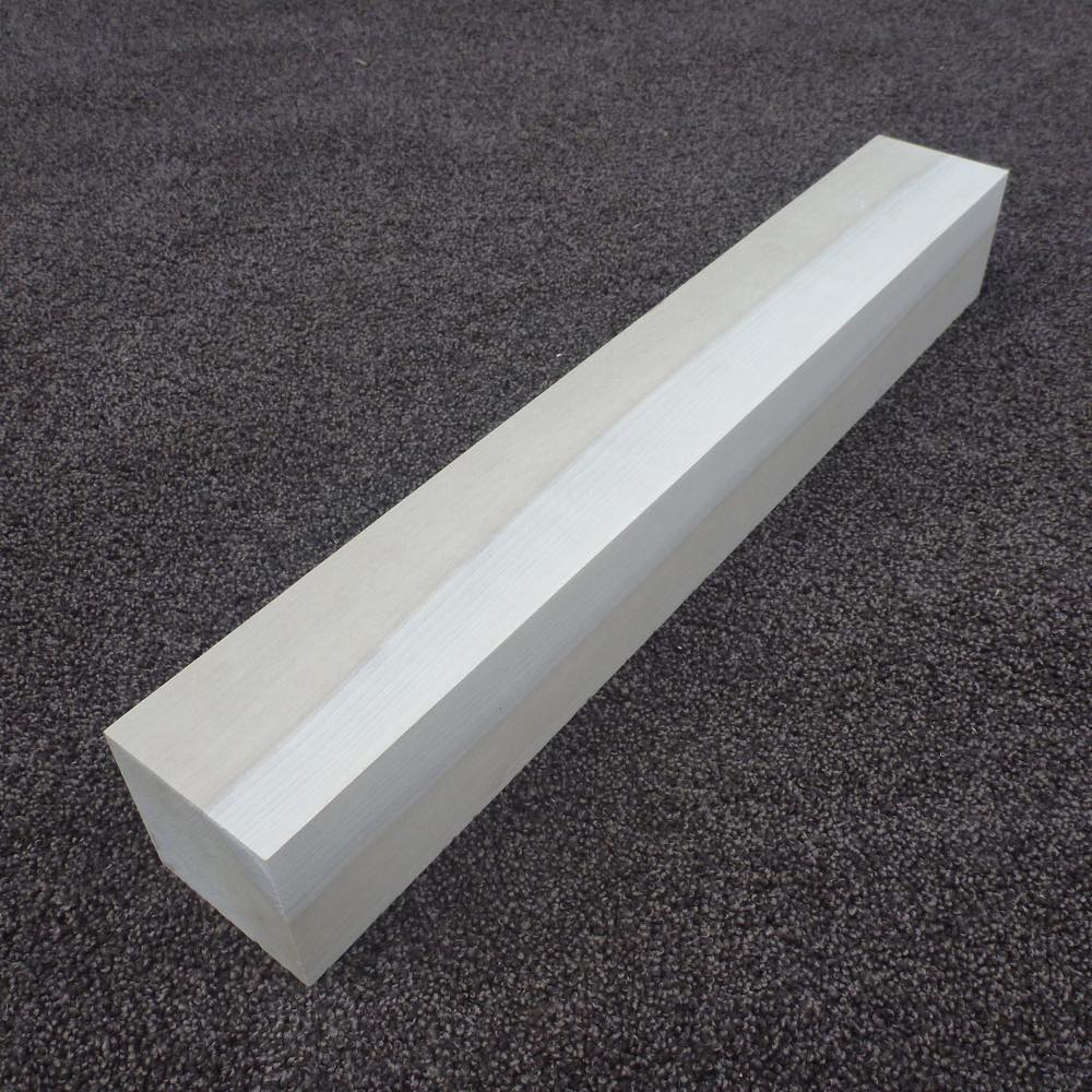ホオ　角材　450×65×65　（仕上げ加工済み商品）