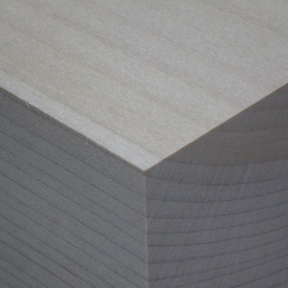 ホオ　立方体　65×65×65　（仕上げ加工済み商品）