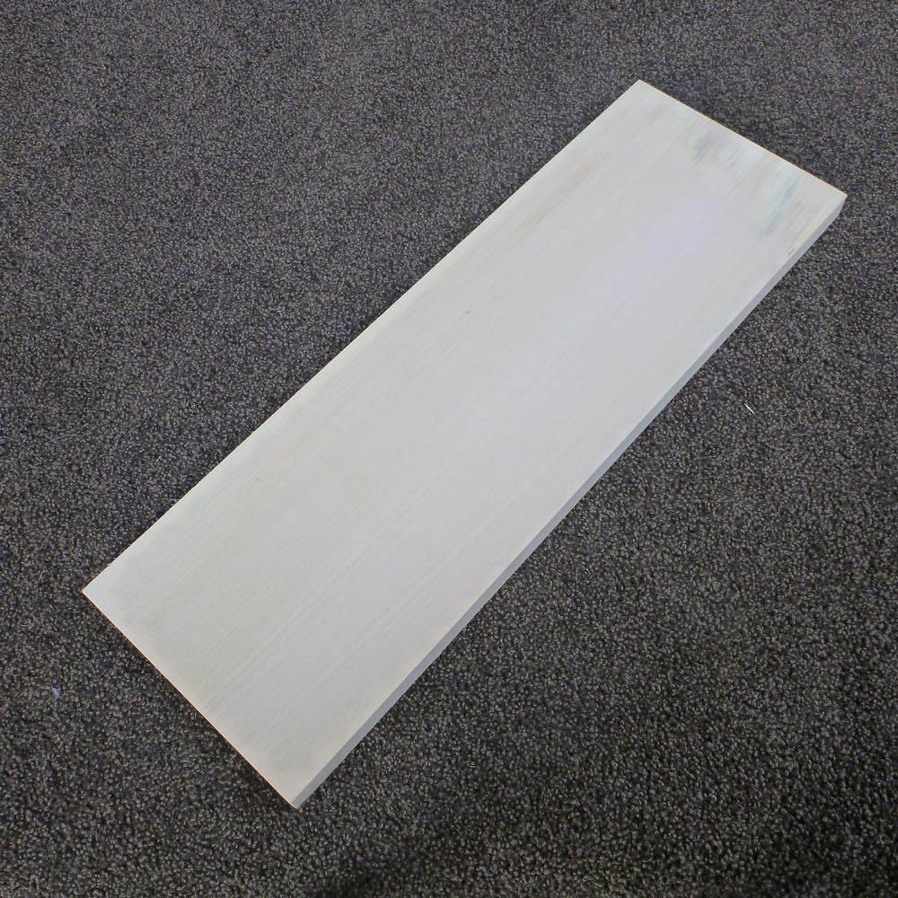 シナ　柾目　450×18×150　（仕上げ加工済み商品）