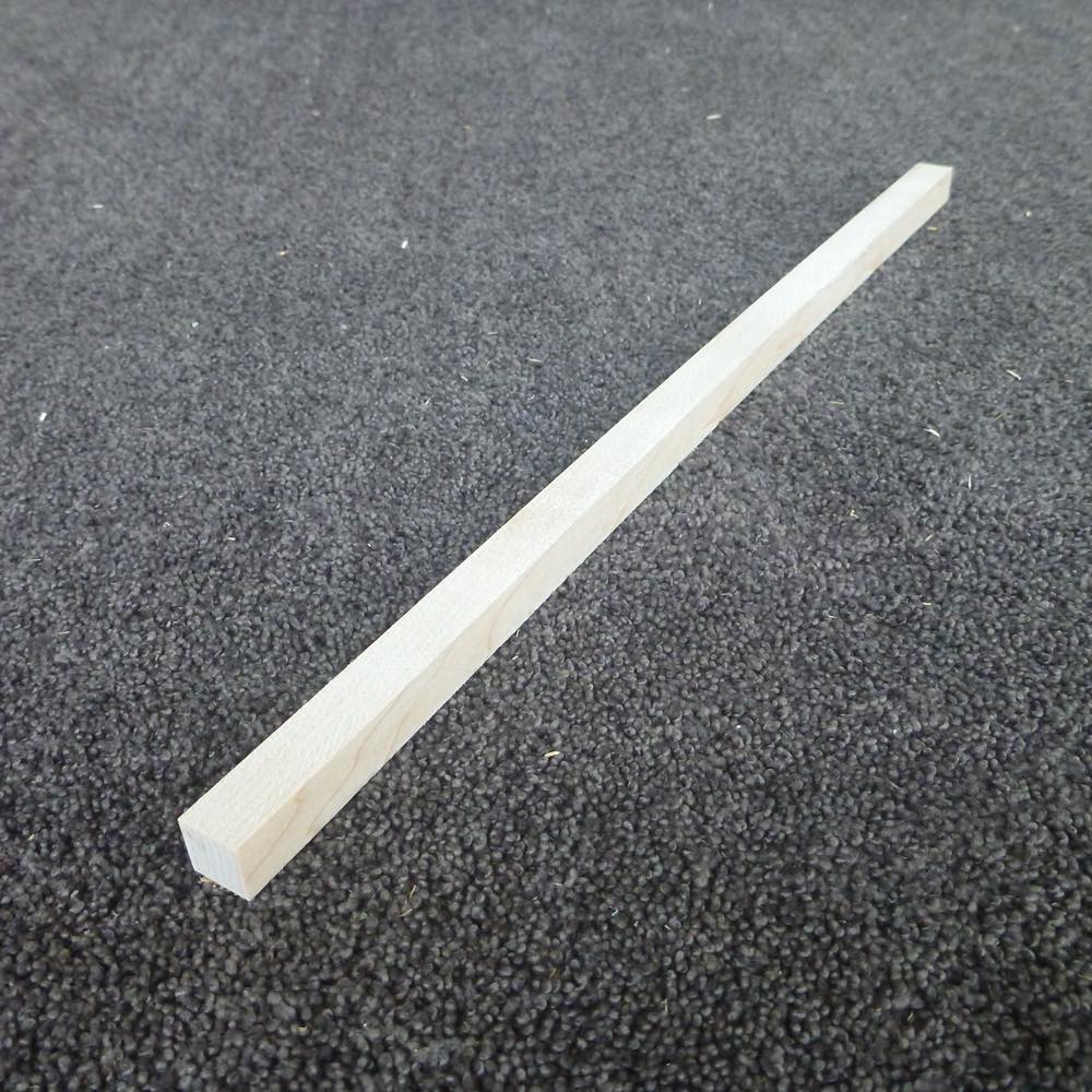 ハードメープル　角材　450×15×15　（仕上げ加工済み商品）
