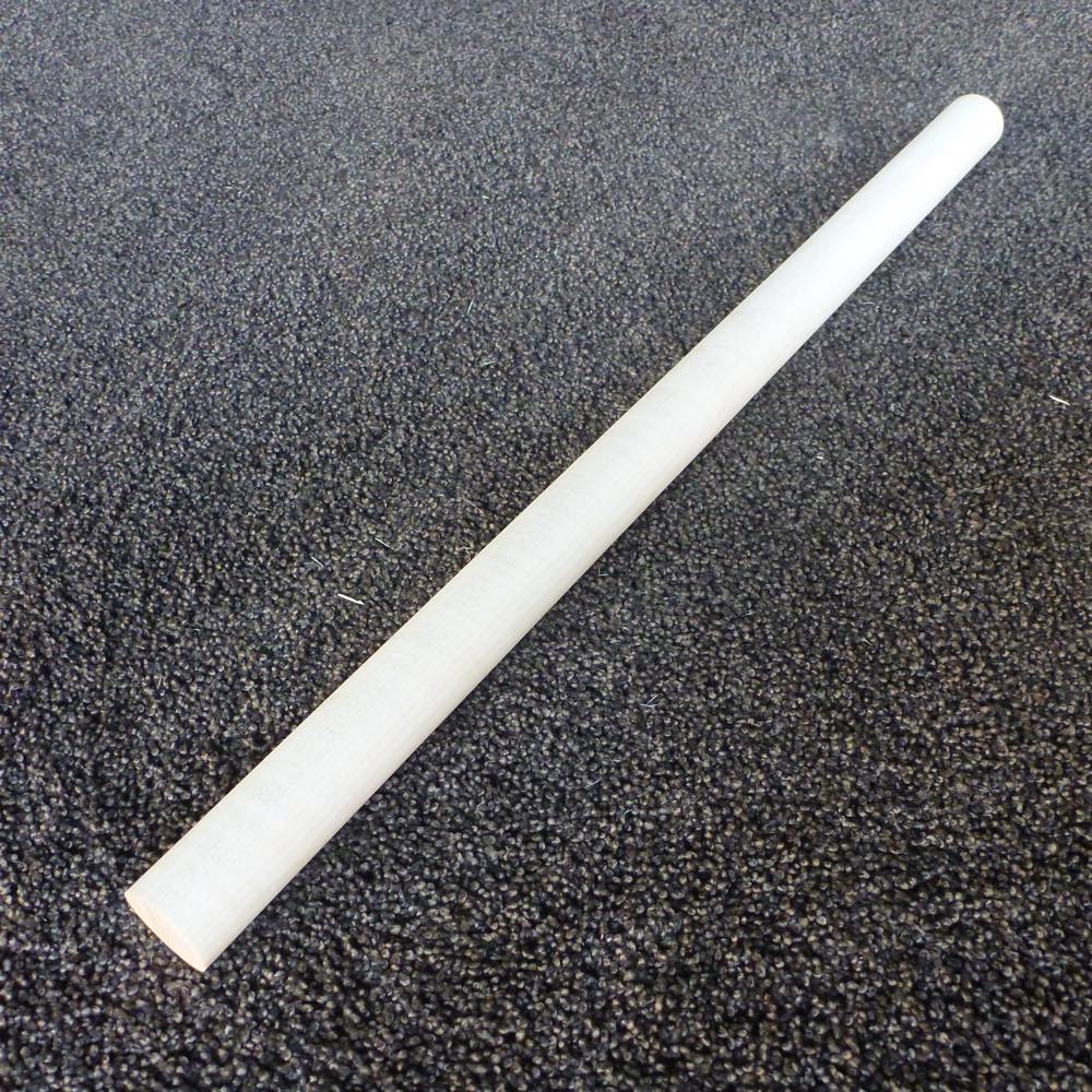 ハードメープル　丸棒　450×25φ　（仕上げ加工済み商品）