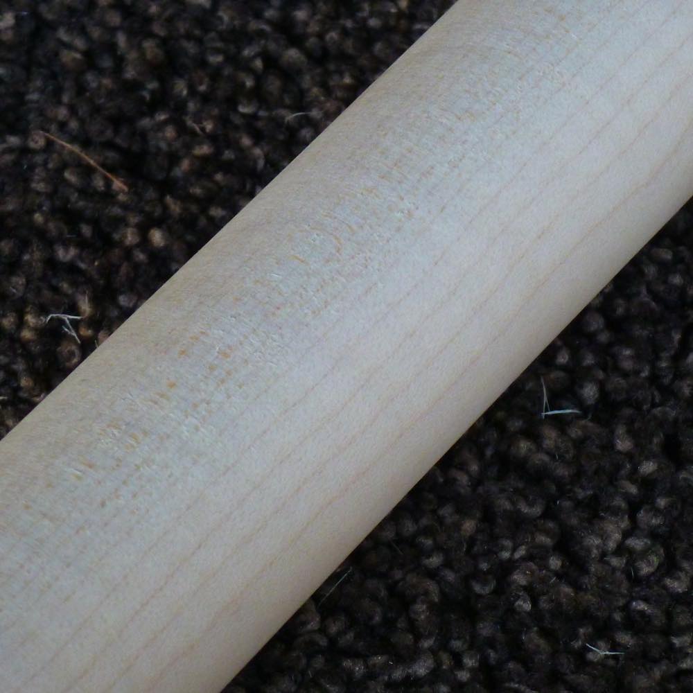 ハードメープル　丸棒　450×25φ　（仕上げ加工済み商品）