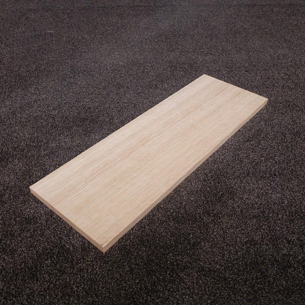 レッドオーク　柾目　450×12×150　（仕上げ加工済み商品）