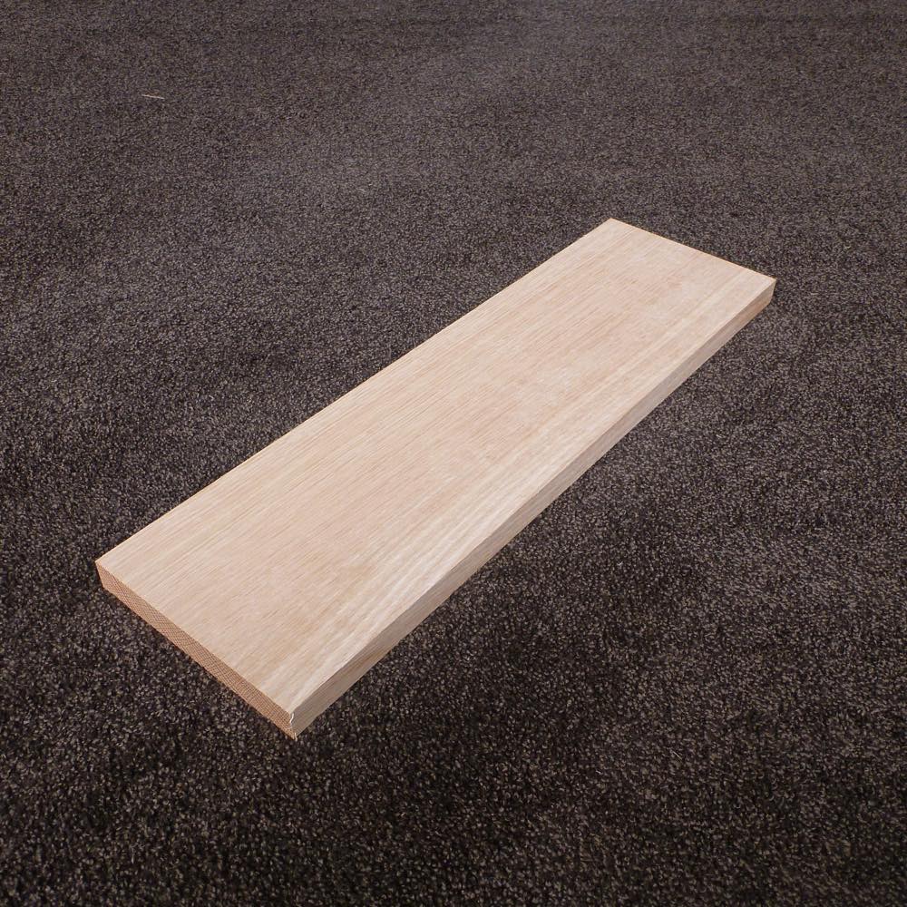 レッドオーク　柾目　450×18×130　（仕上げ加工済み商品）