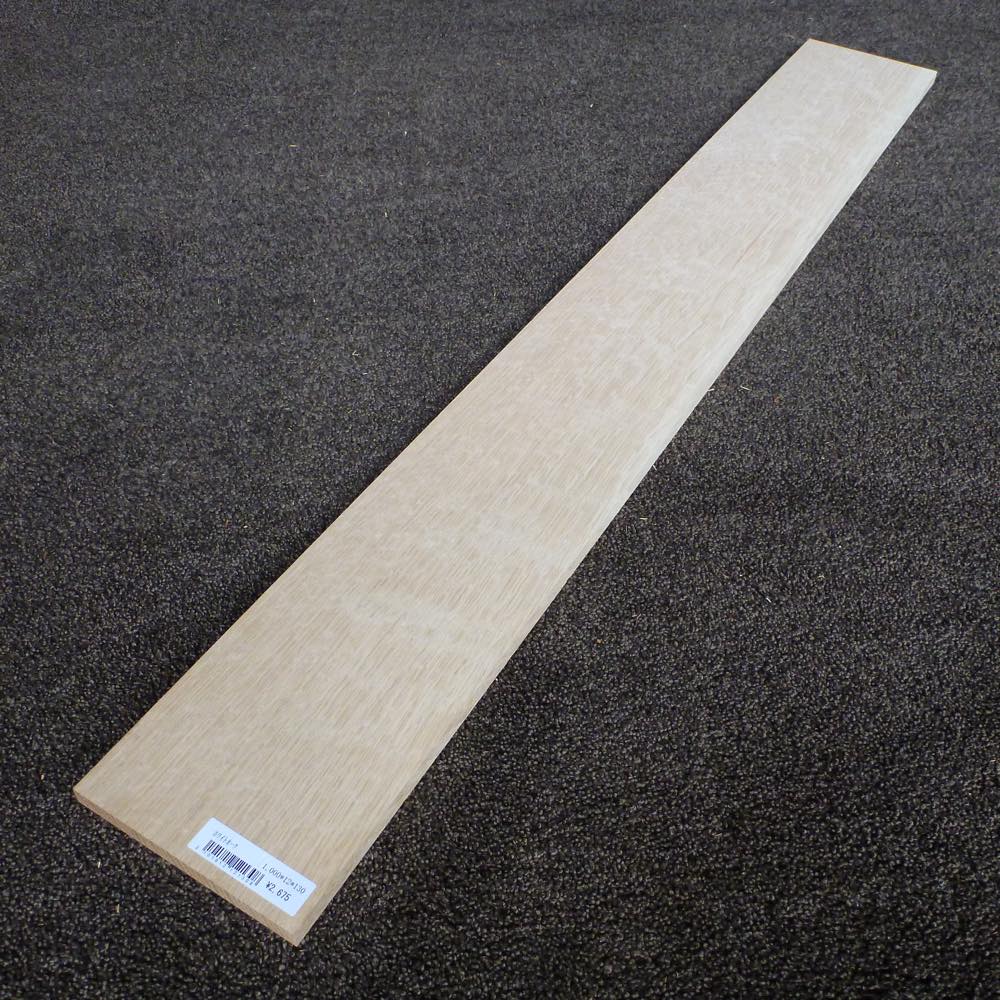 ホワイトオーク　柾目　1000×12×130　（仕上げ加工済み商品）