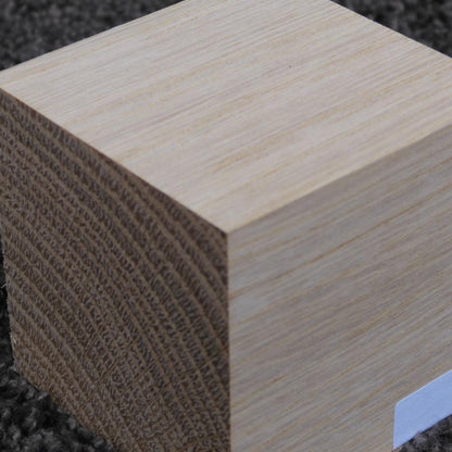ホワイトオーク　立方体　50×50×50　（仕上げ加工済み商品）