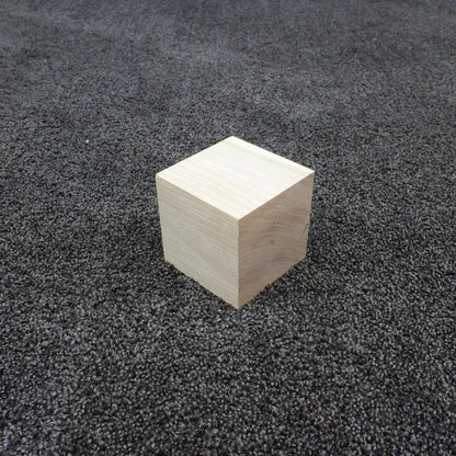 ブラックチェリー　立方体　65×65×65　（仕上げ加工済み商品）
