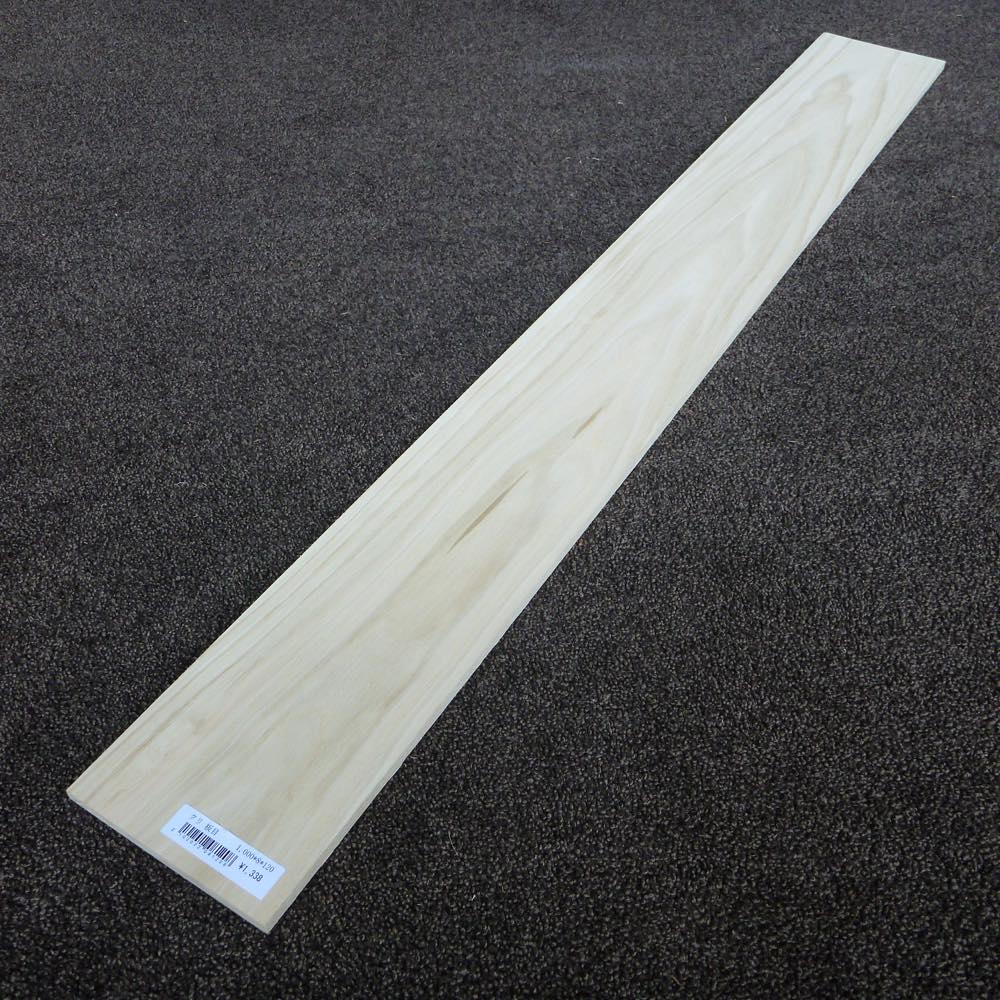 クリ　板目　1000×8×120　（仕上げ加工済み商品）