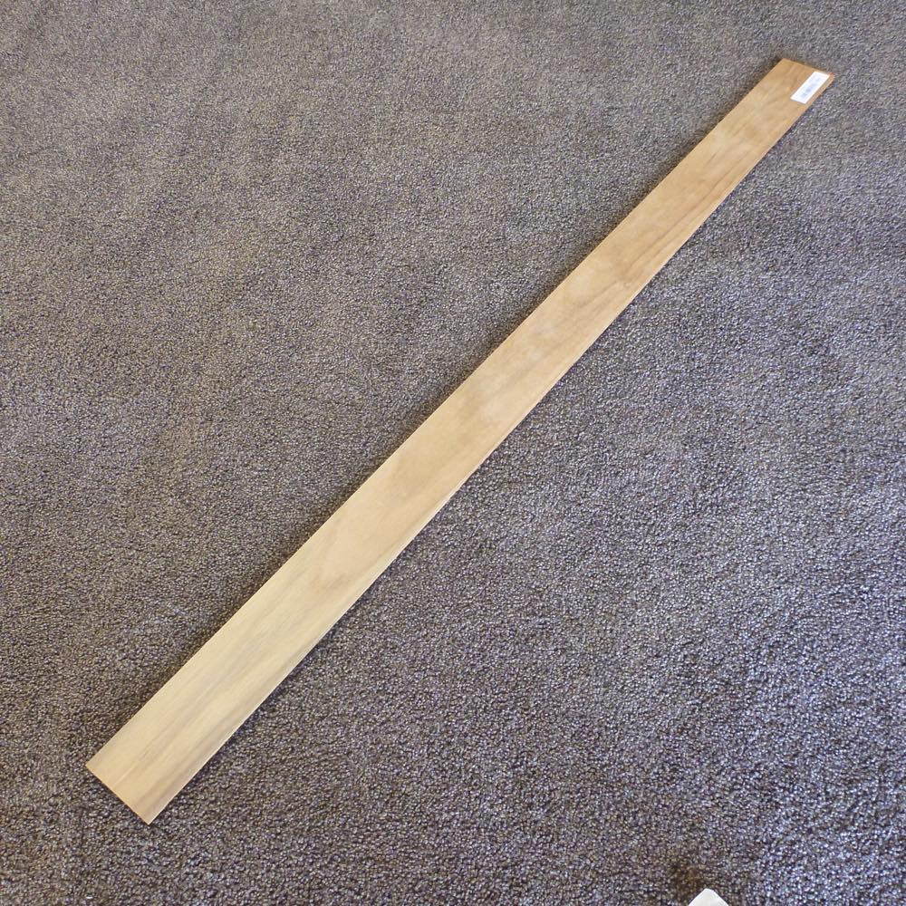 チーク　板目　1000×6×60　（仕上げ加工済み商品）