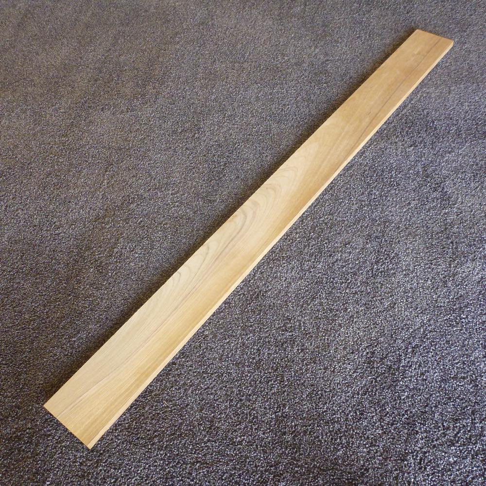 チーク　板目　1000×12×80　（仕上げ加工済み商品）