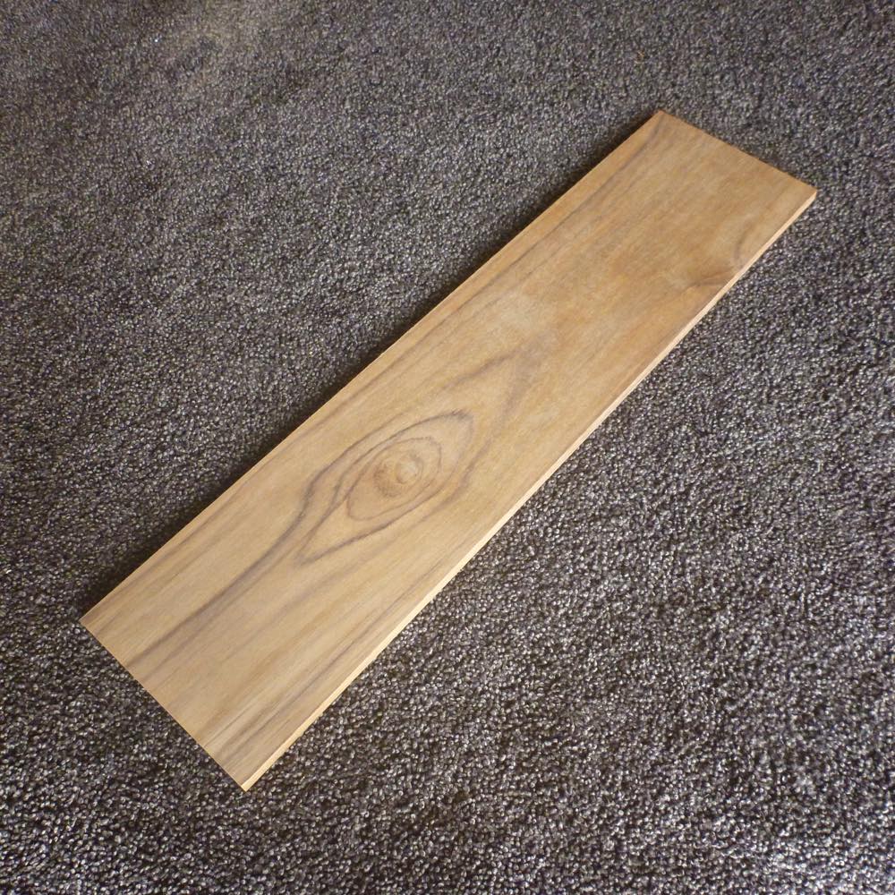 チーク　板目　450×8×110　（仕上げ加工済み商品）