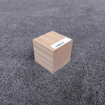 サペリ　立方体　75×75×75　（仕上げ加工済み商品）