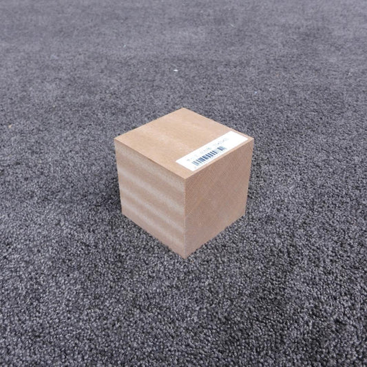 サペリ　立方体　75×75×75　（仕上げ加工済み商品）