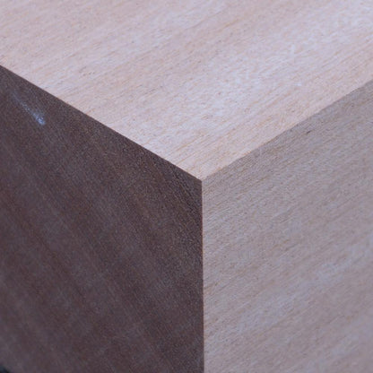 サペリ　立方体　75×75×75　（仕上げ加工済み商品）