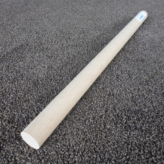 アルダー　丸棒　450×25φ　（仕上げ加工済み商品）