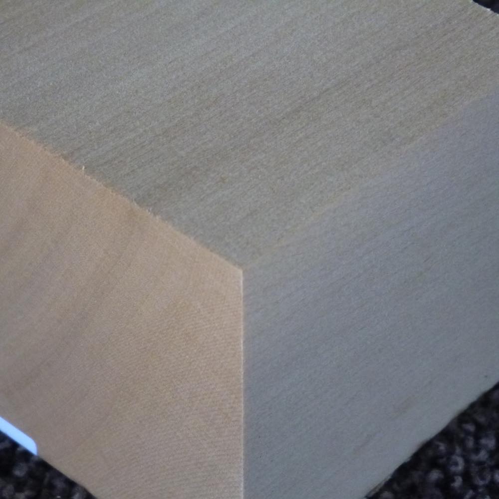 カツラ　立方体　50×50×50　（仕上げ加工済み商品）