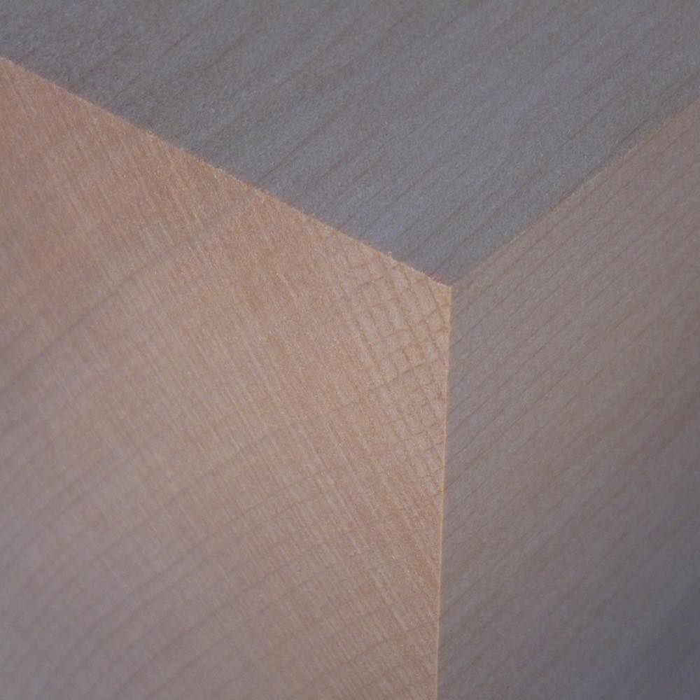 カツラ　立方体　100×100×100　（仕上げ加工済み商品）