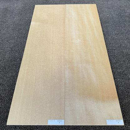 スプルース楽器材 ギター トップ用 スプルース 長さ800mm×厚み6mm×巾220mm