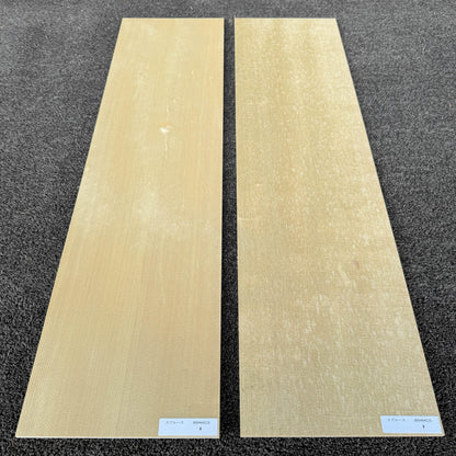 スプルース楽器材 ギター トップ用 スプルース 長さ800mm×厚み6mm×巾210mm